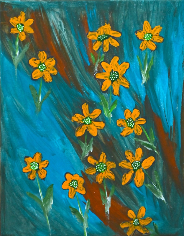 Frolicking in the the Forest I by artist M Murdock